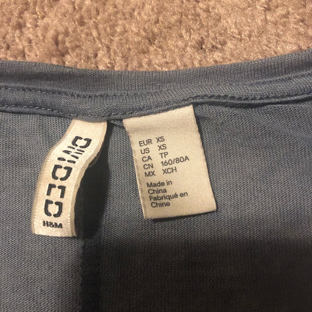 Blue High-Low Tee - Picture 3 of 4